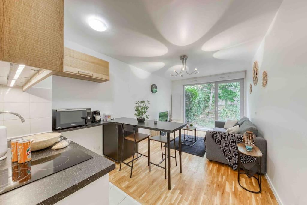 Appartement Moderne, Metro 7, Parking Et Jardin Villejuif Exterior foto
